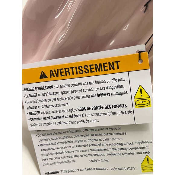 Ceramic Ghost Lamp With LED Light Pink Battery Operated Spooky Decor Accent New - Picture 9 of 11